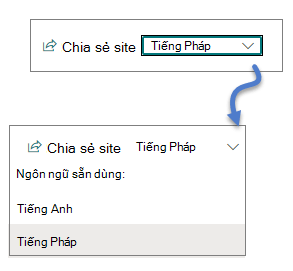 Ngôn ngữ thả xuống