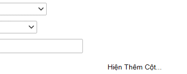 Nếu bạn cần thêm một mục nhập khác vào định nghĩa bộ lọc của mình, hãy chọn Hiển thị thêm cột.