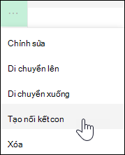Tạo liên kết con trong menu bên trái