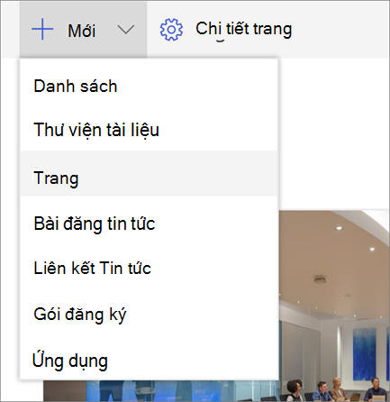 Trang mới