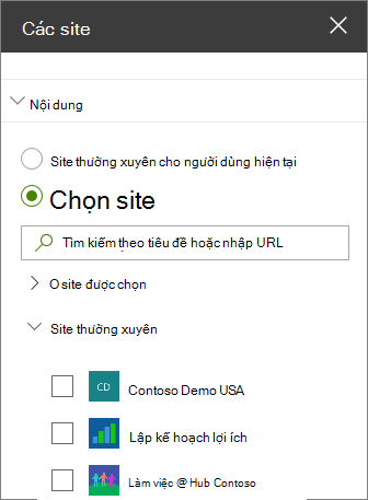 Thiết đặt phần web site
