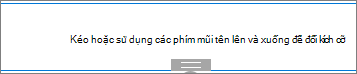 Phần web Phím cách trong chế độ chỉnh sửa