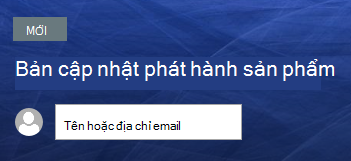 Văn bản phía trên tiêu đề