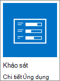 ảnh chụp màn hình biểu tượng khảo sát
