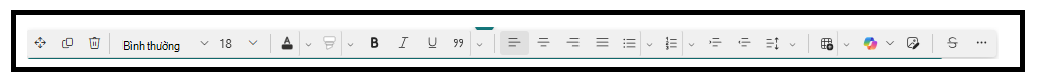 Thanh công cụ phần web văn bản pb2