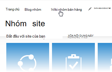Dẫn hướng trên đầu trang
