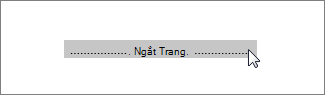 Hình ảnh Ngắt Trang đã chọn trong Word Web App