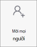 Nút Mời People trong OneDroid for Android