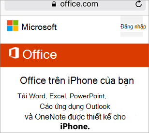 Đi tới office.com