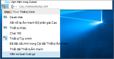 Kiểm tra chất lượng cuộc gọi cho thiết bị tùy chỉnh