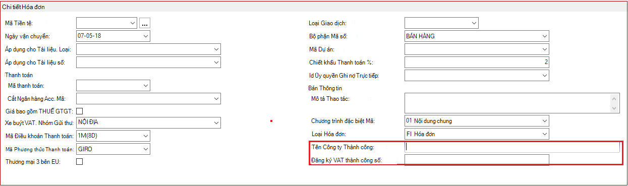 Chi tiết Hóa đơn