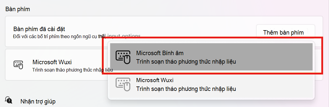 Chọn bàn phím của bên thứ nhất (1P) từ menu bật lên.