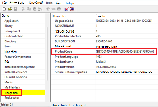 Screenshot of ORCA tool