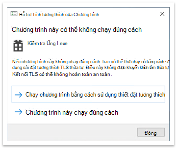 Program Compatibility Assistant popup after closing application