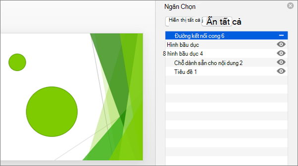 Hiển thị chức năng ẩn trong Office 2016 for Mac Ngăn Chọn