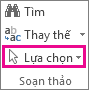 Chọn trong nhóm Sửa