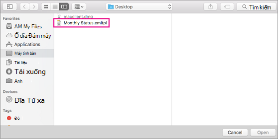 Chọn mẫu email bạn muốn sử dụng