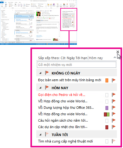 Tóm tắt Nhiệm vụ đã ghim