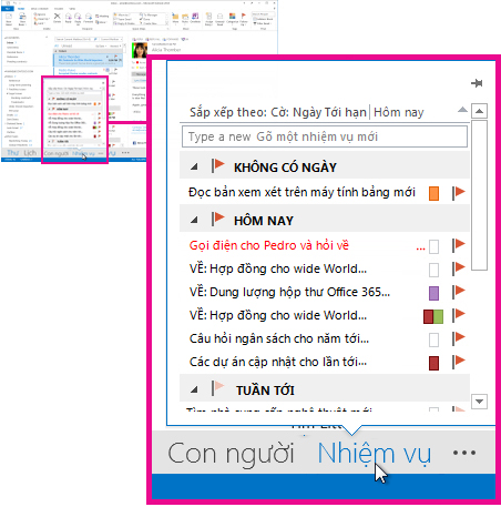 Tóm tắt Nhiệm vụ trên Thanh Dẫn hướng