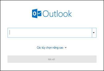 Nhập địa chỉ email của bạn và bấm Kết nối.
