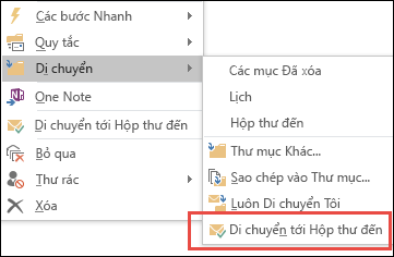 Di chuyển đến hộp thư đến