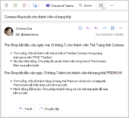 Biểu tượng Xem thêm ứng dụng trên dải băng được chọn.