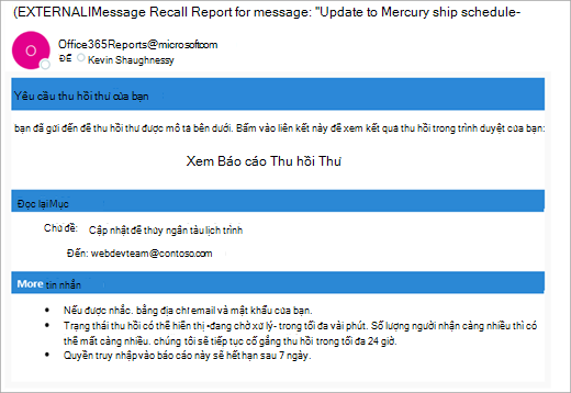 Outlook để kiểm tra thư ảnh chụp màn hình một