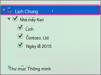 Lịch Dùng chung