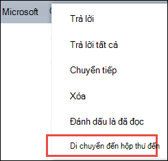 Di chuyển đến Hộp thư đến