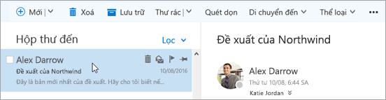 Ảnh chụp màn hình thanh menu.