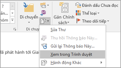 Chọn Xem trong trình duyệt.
