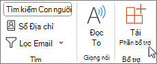 Chọn Tải Phần bổ trợ từ dải băng.