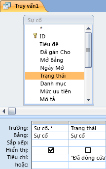Lưới thiết kế truy vấn