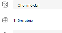 thêm rubric