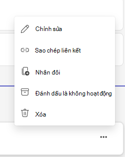 Ảnh chụp màn hình hiển thị đánh dấu của một người gán là không hoạt động.
