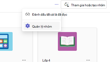 quản lý nhóm