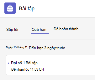 quá hạn