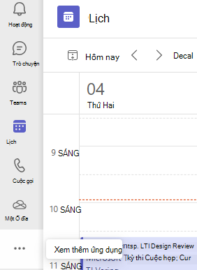Ảnh chụp màn hình hiển thị tùy chọn ứng dụng khác.
