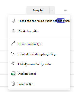 hộp thoại tùy chọn