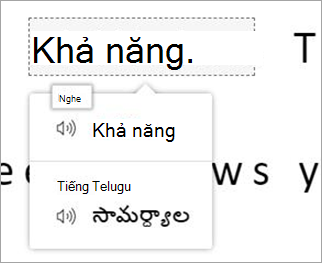 Ảnh chụp màn hình bản dịch.