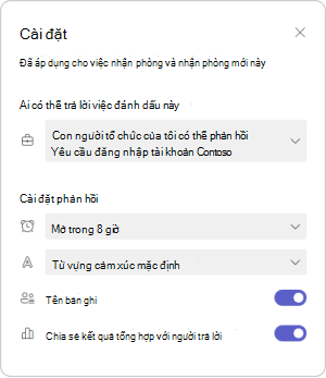 Quản lý cài đặt đánh dấu