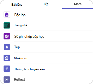 Điều hướng để Phản ánh ứng dụng trong thiết bị của bạn để thu thập phản hồi.