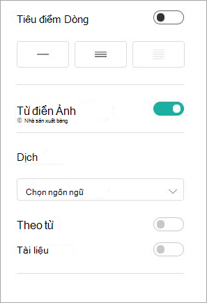 Tùy chọn đọc