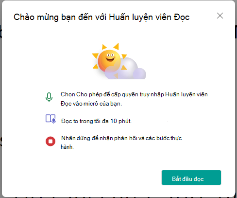 bắt đầu đọc