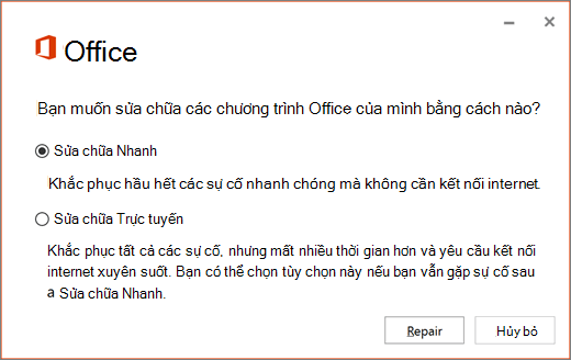 Sửa chữa Nhanh Office