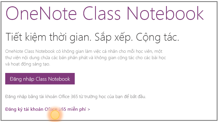Ảnh chụp màn hình cách nhận tài khoản Office 365 miễn phí.
