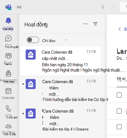 Ảnh chụp màn hình hoạt động.