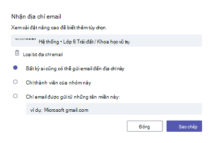 Nhận email