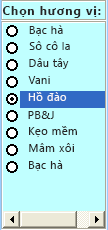 Ví dụ về điều khiển hộp danh sách ActiveX