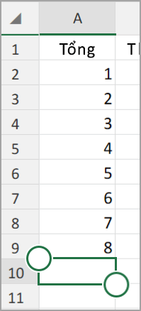 Máy tính bảng Android, Excel AutoSum
